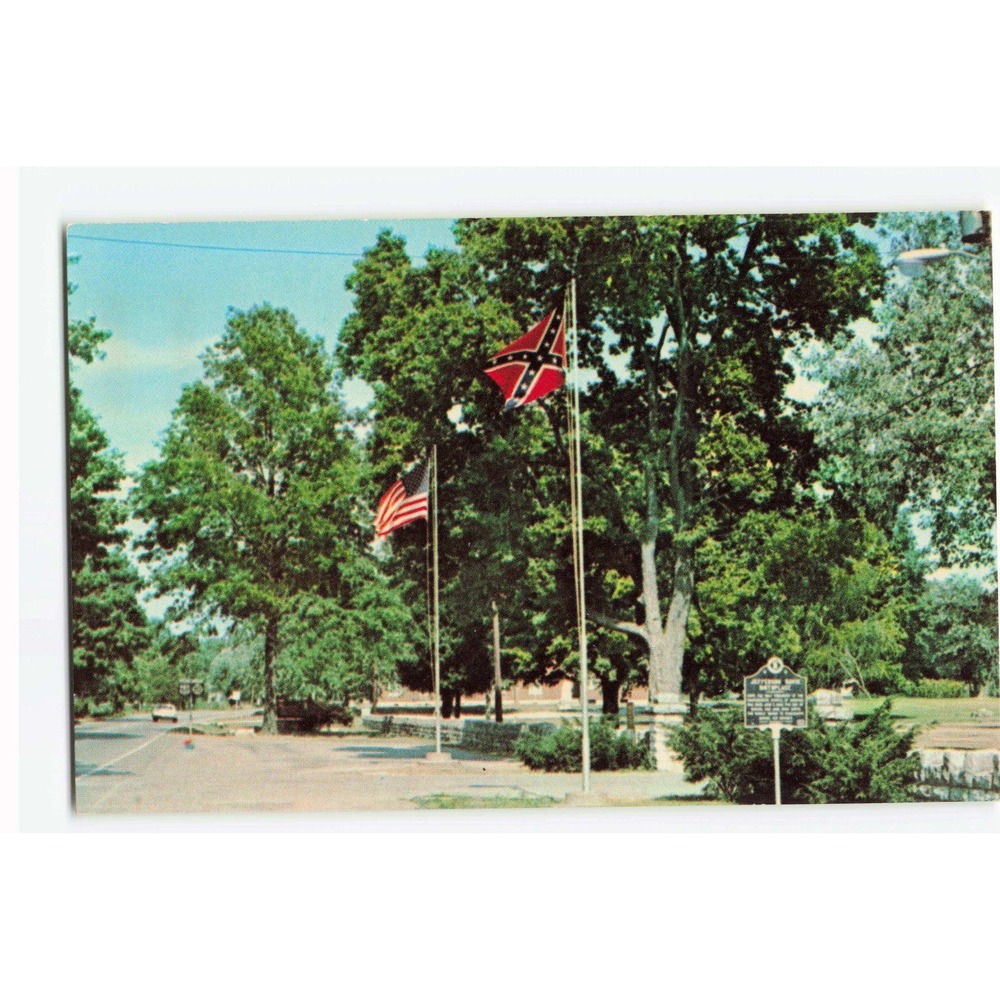 Vintage Jefferson Davis Monument State Shrine Fairview KY Postcard Dexter Press